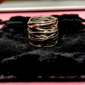 Gold and Silver Ring